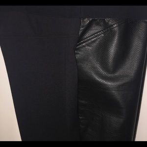 Alfani faux leather pants
